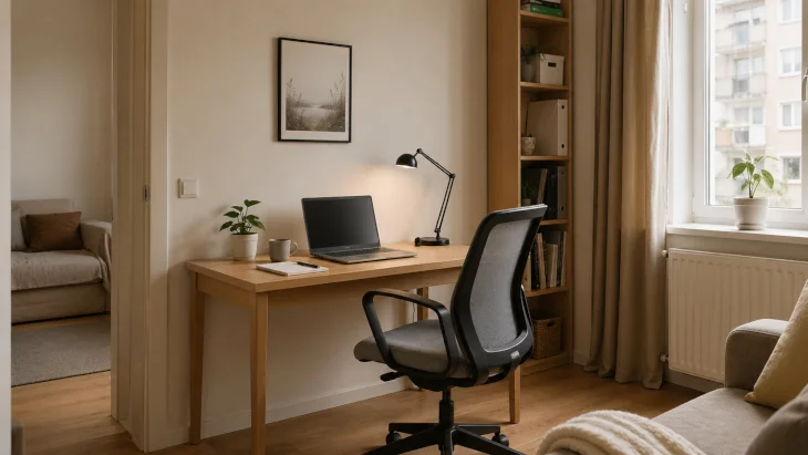 Как организовать рабочее место дома: гид по обустройству